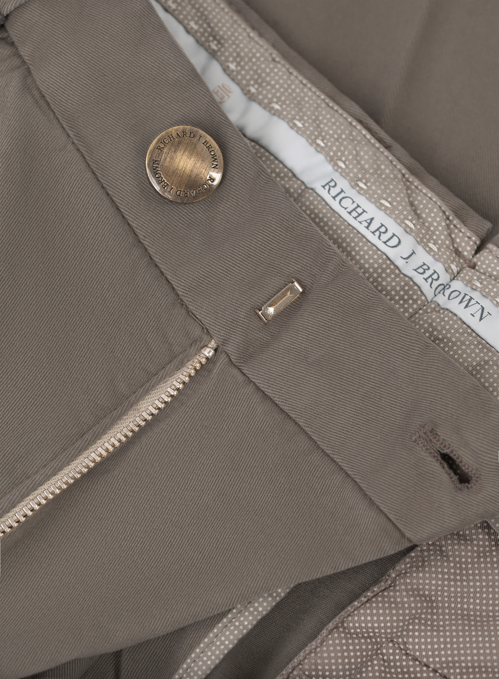 Singapore broek van katoen en cashmere | FULL_WIDTH | TAUPE