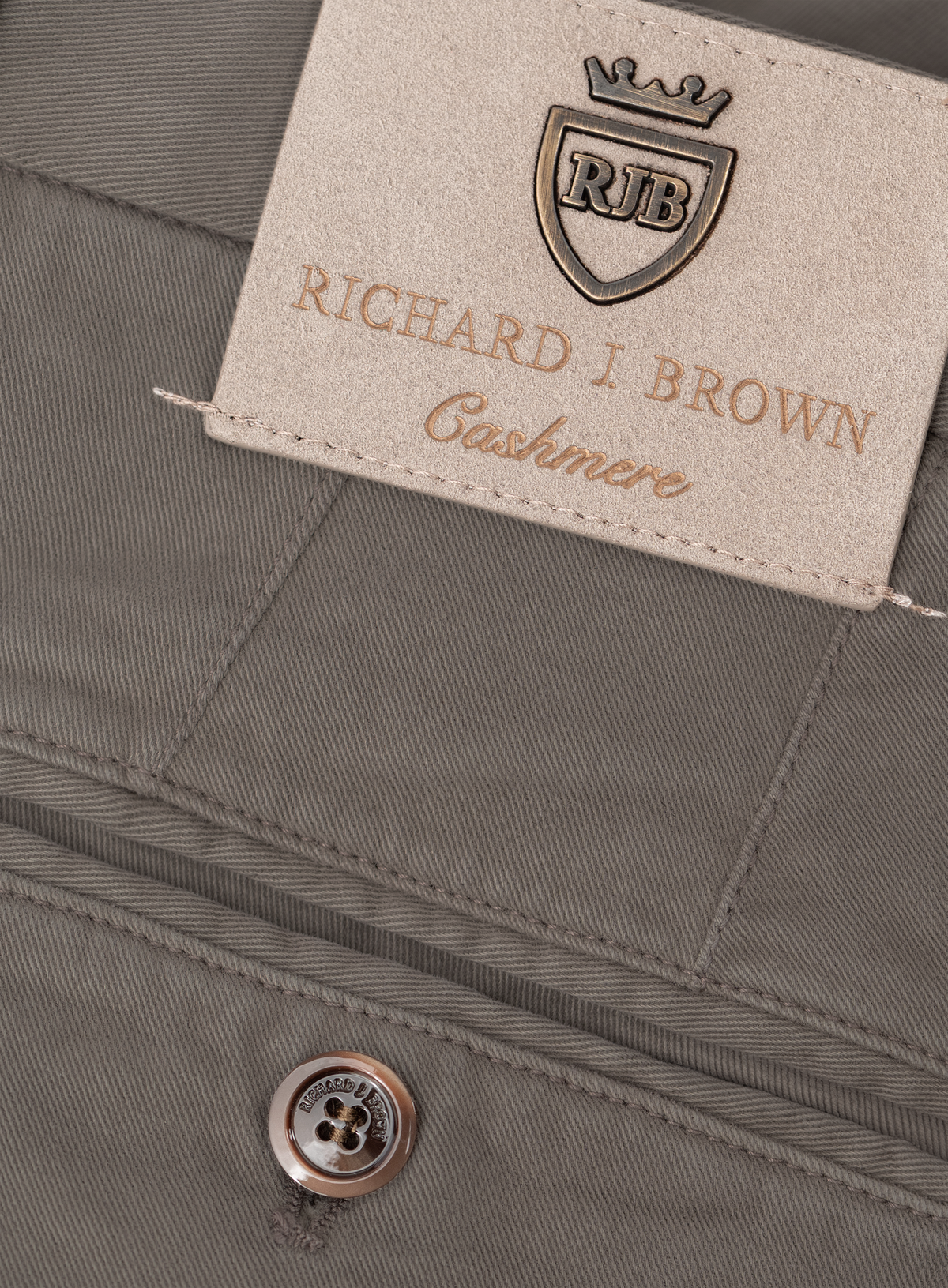 Singapore broek van katoen en cashmere | FULL_WIDTH | TAUPE