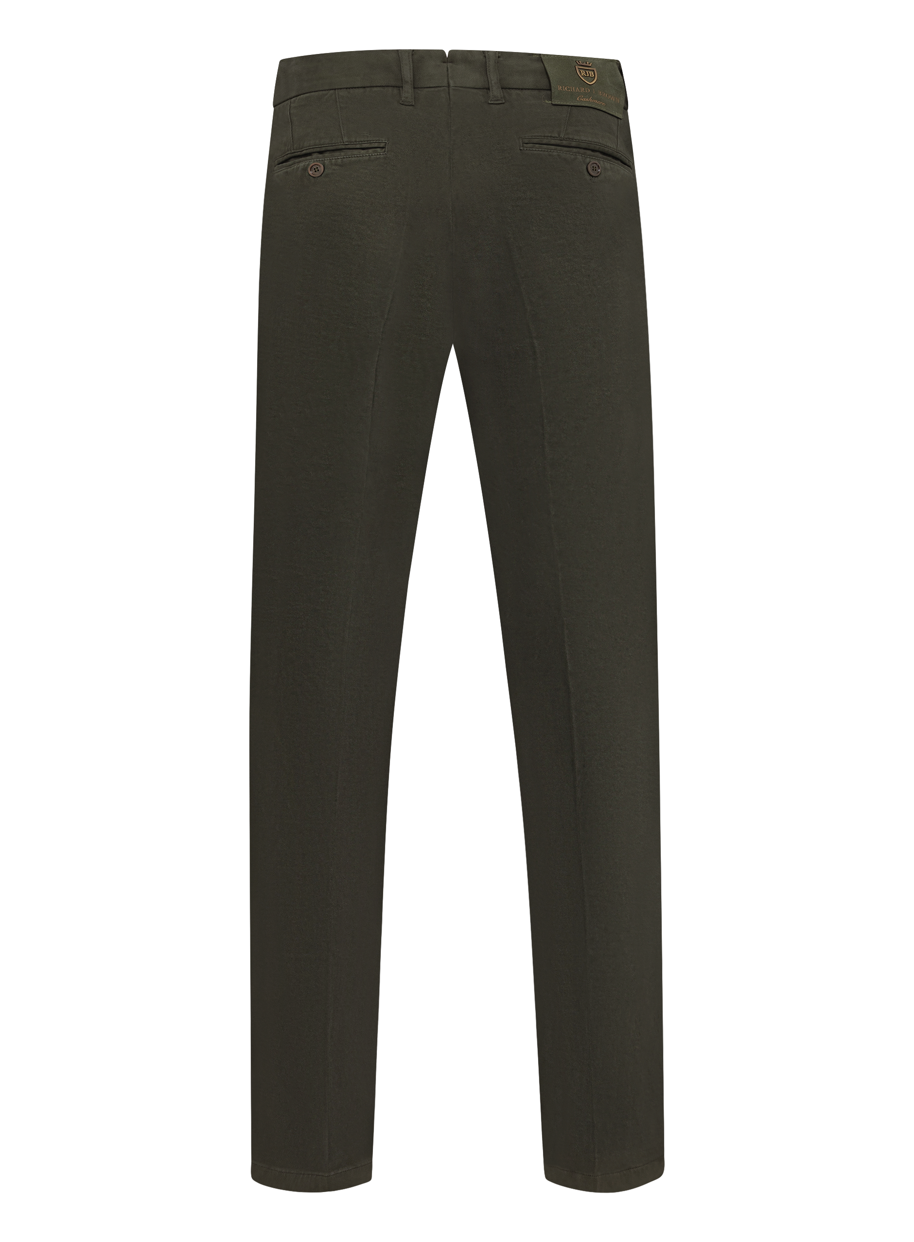 Singapore broek van katoen en cashmere | D.Groen