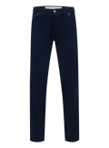 Corduroy Tokyo 5-pocket jeans van katoen en cashmere | BLUE NAVY