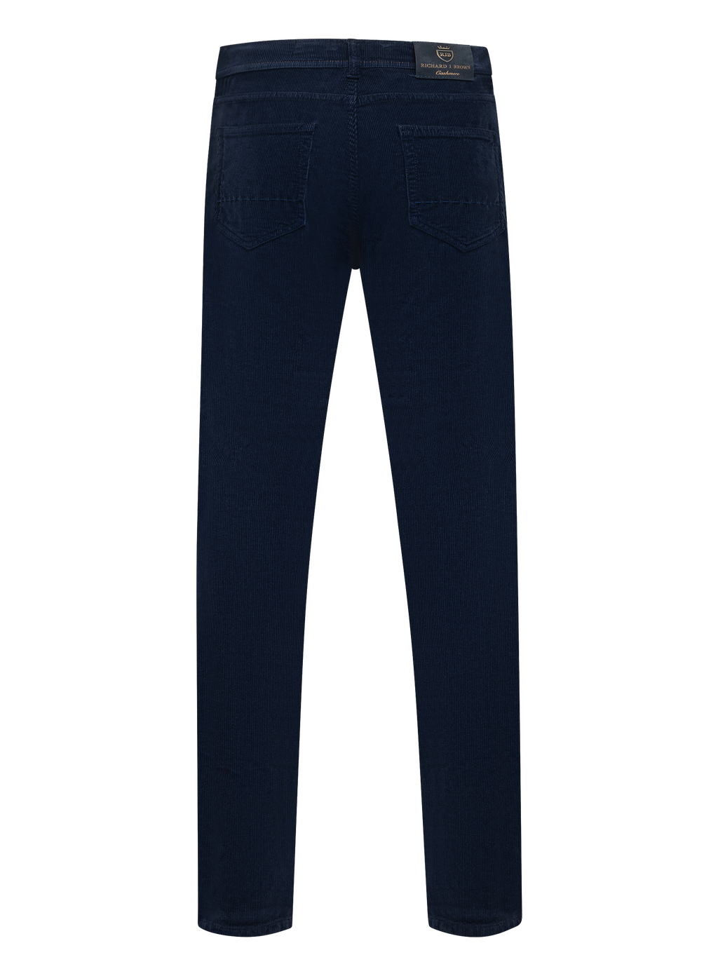 Corduroy Tokyo 5-pocket jeans van katoen en cashmere | BLUE NAVY