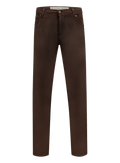Corduroy Tokyo 5-pocket jeans van katoen en cashmere | D.Bruin