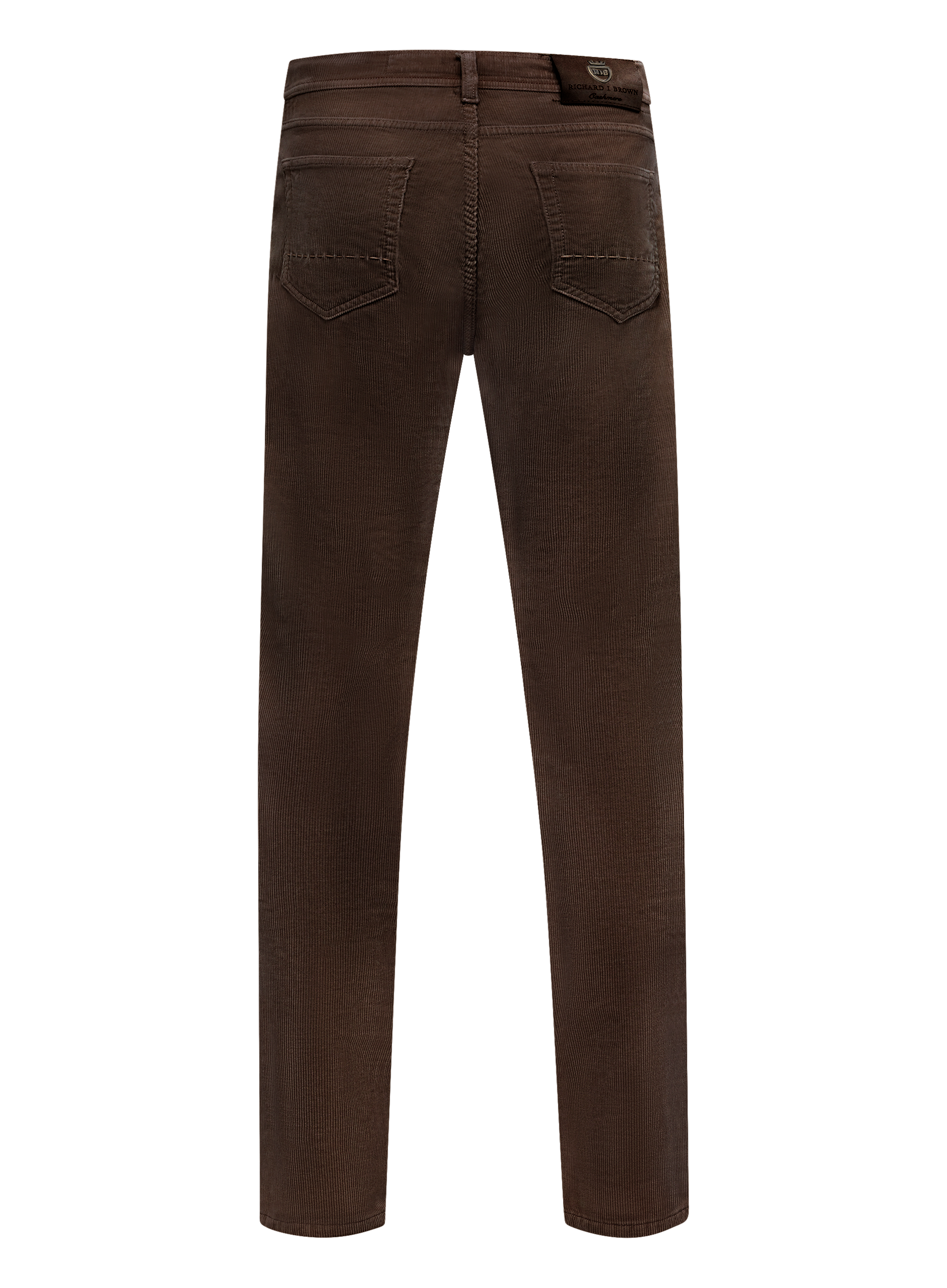 Corduroy Tokyo 5-pocket jeans van katoen en cashmere | D.Bruin
