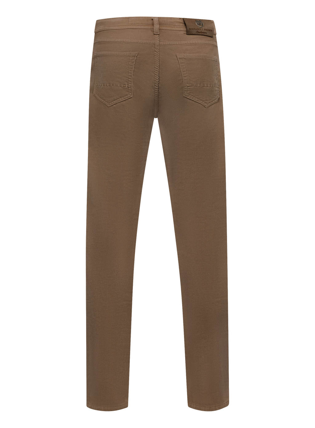 Corduroy Tokyo 5-pocket jeans van katoen en cashmere | TAUPE