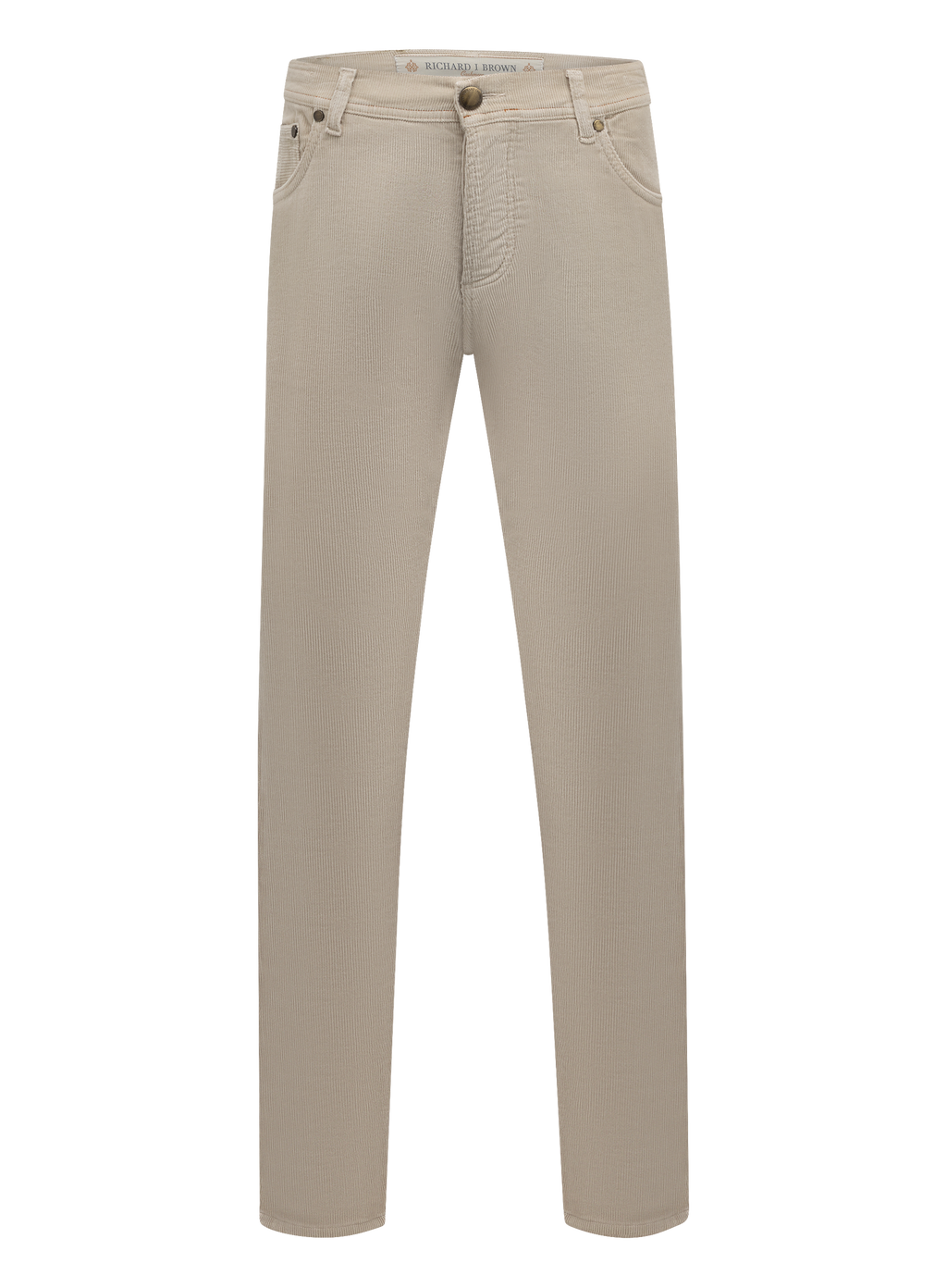 Corduroy 5-pocket jeans in katoen cashmere stretch | KIEZEL