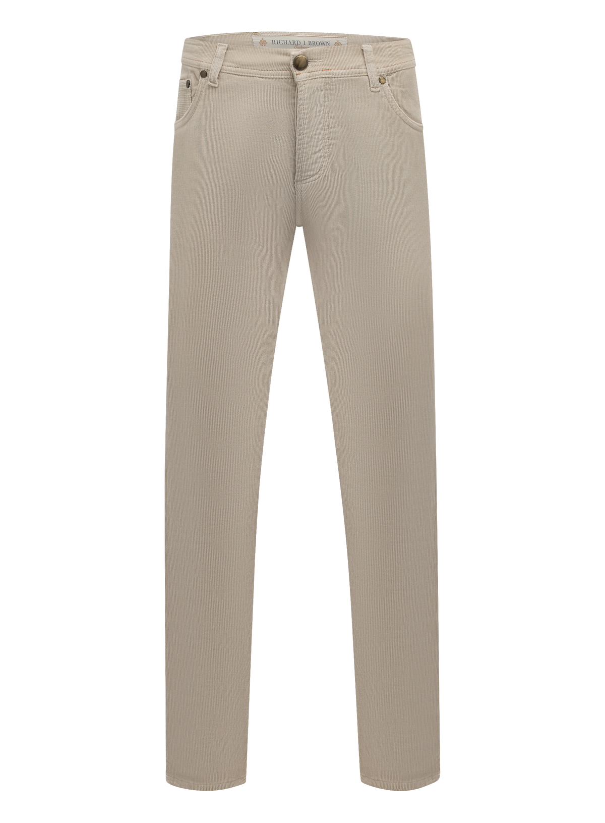 Corduroy 5-pocket jeans in katoen cashmere stretch | KIEZEL