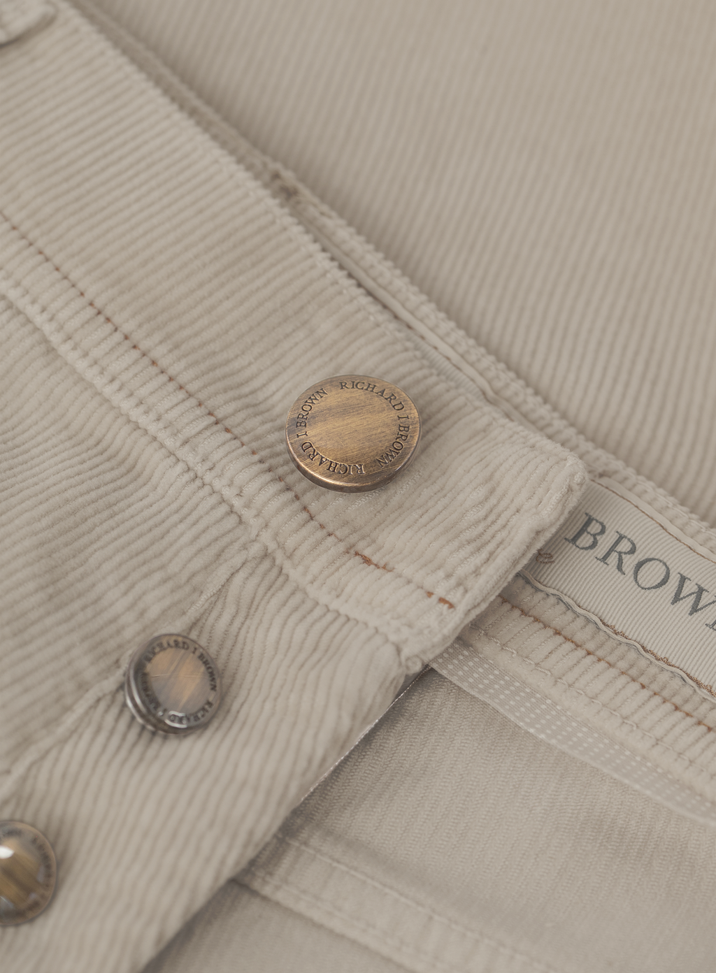 Corduroy Tokyo 5-pocket jeans van katoen en cashmere | FULL_WIDTH | KIEZEL