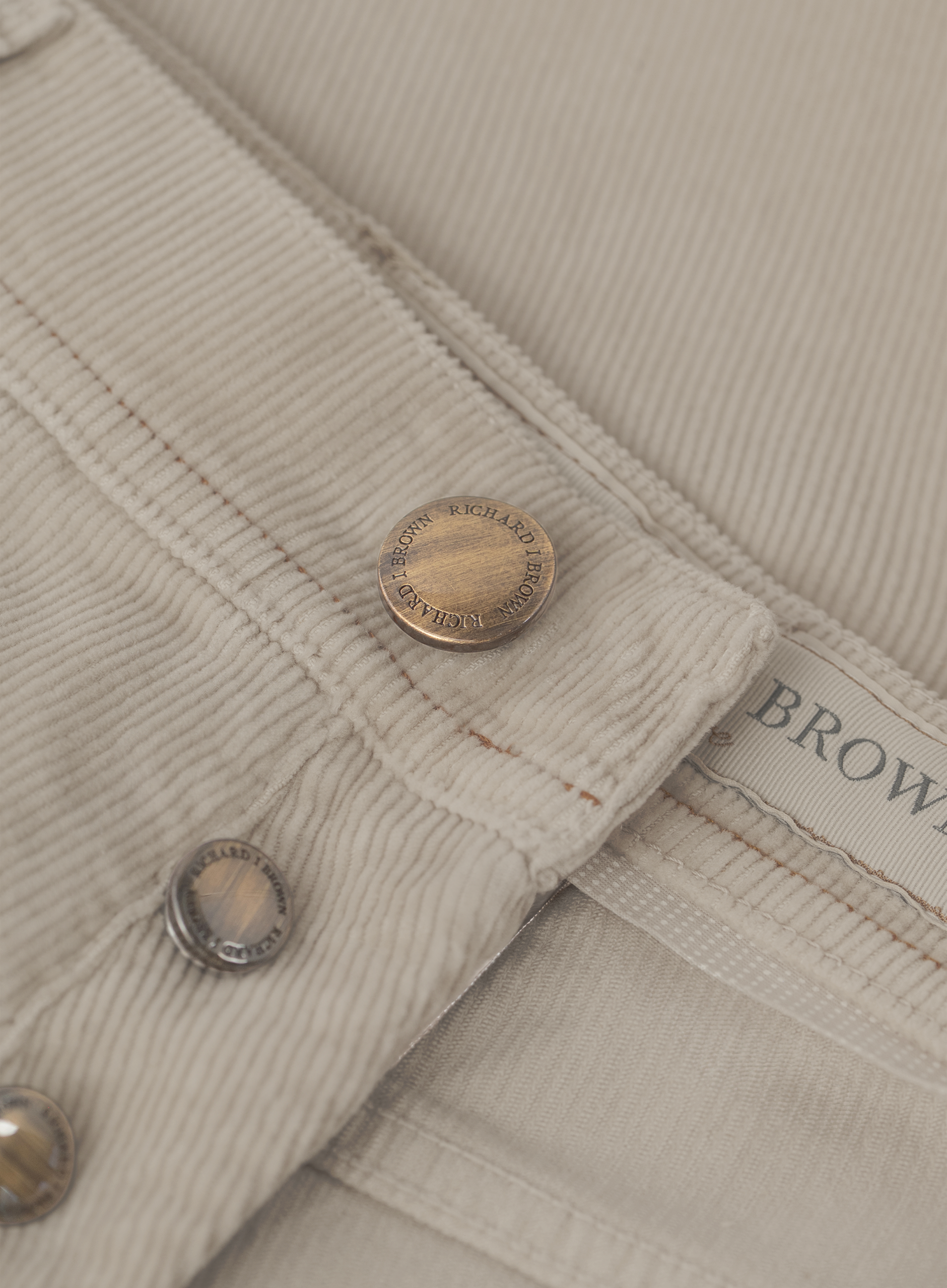 Corduroy Tokyo 5-pocket jeans van katoen en cashmere | FULL_WIDTH | KIEZEL