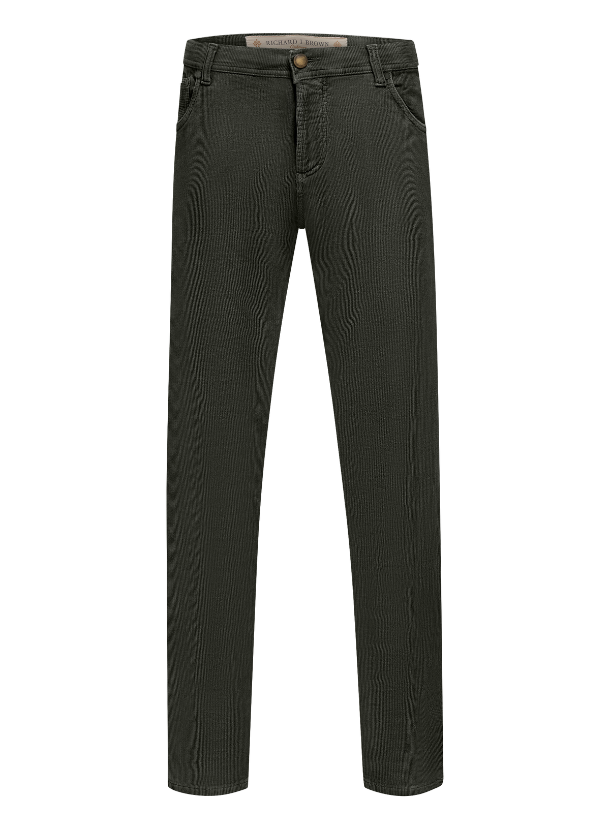 Corduroy 5-pocket jeans in katoen cashmere stretch | D.Groen