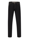 Tokyo 5-pocket jeans van katoen en cashmere | Antraciet