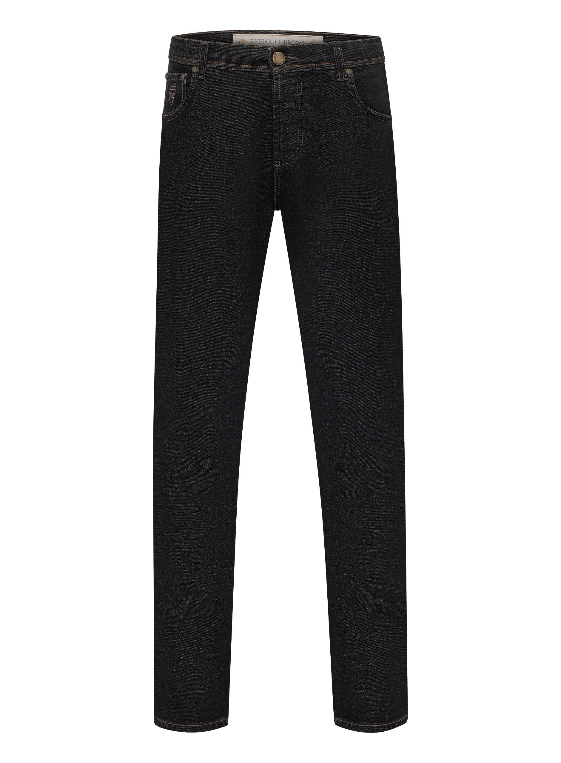 Tokyo 5-pocket jeans van katoen en cashmere | Antraciet