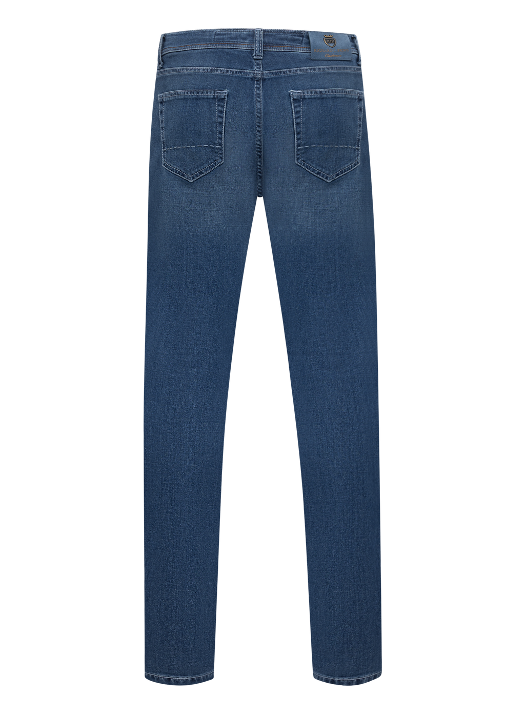 Tokyo 5-pocket jeans van katoen en cashmere | Blauw