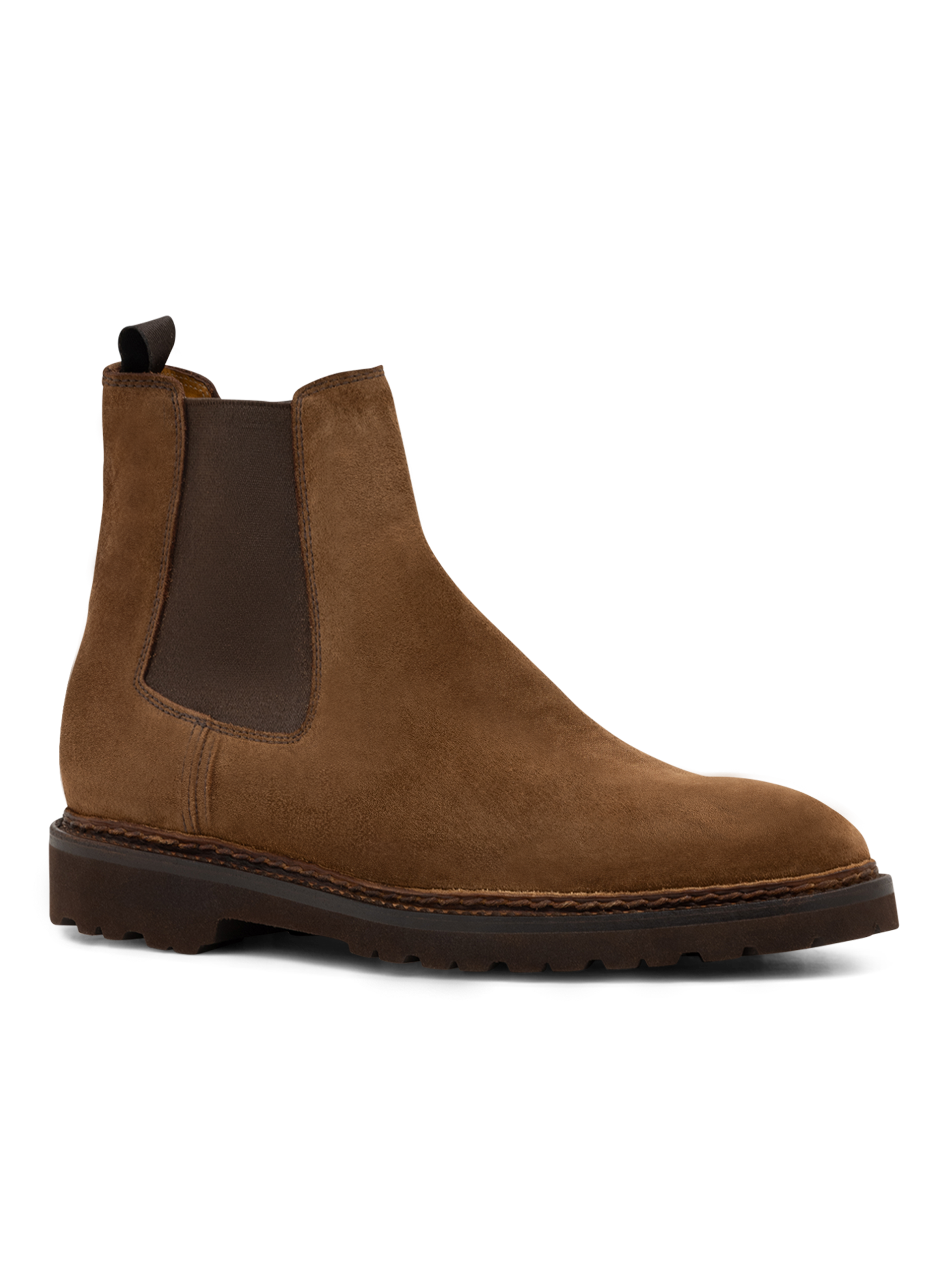 Cavaliere-Welt chelsea boots van suède | Bruin
