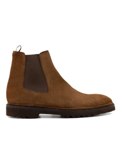 Cavaliere-Welt chelsea boots van suède | Bruin