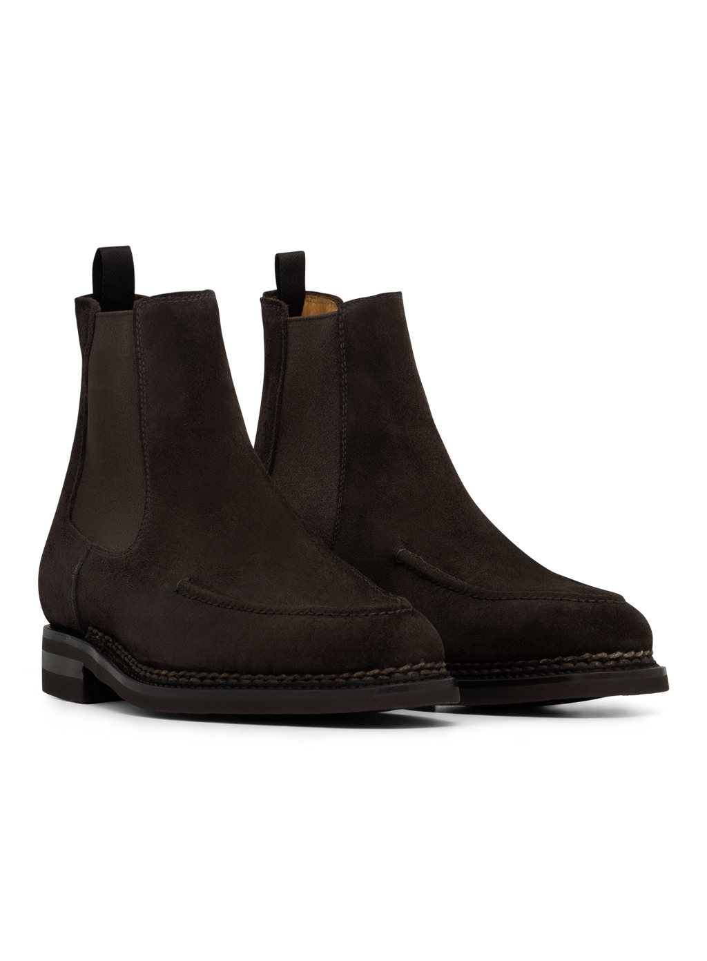 Chelsea boots in suède | D.Bruin