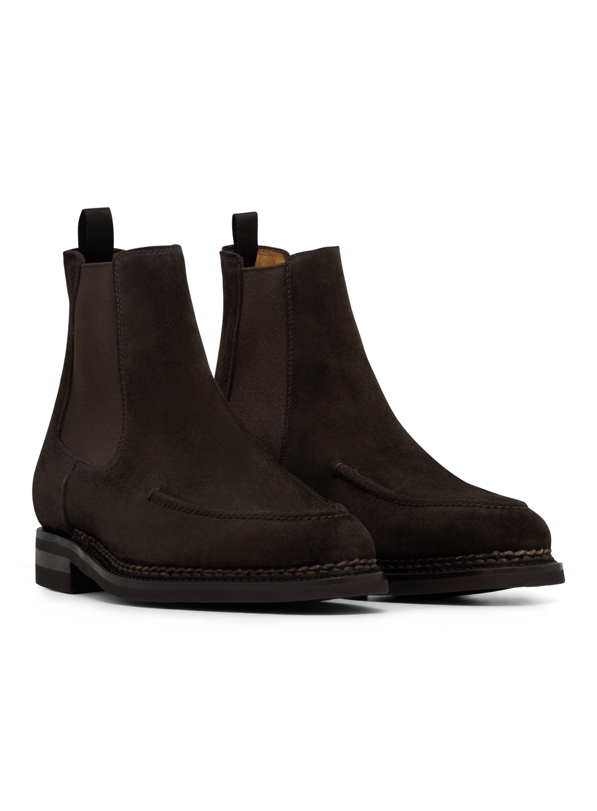 Chelsea boots in suède | D.Bruin