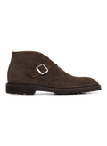 Gespschoenen in suède | D.Bruin