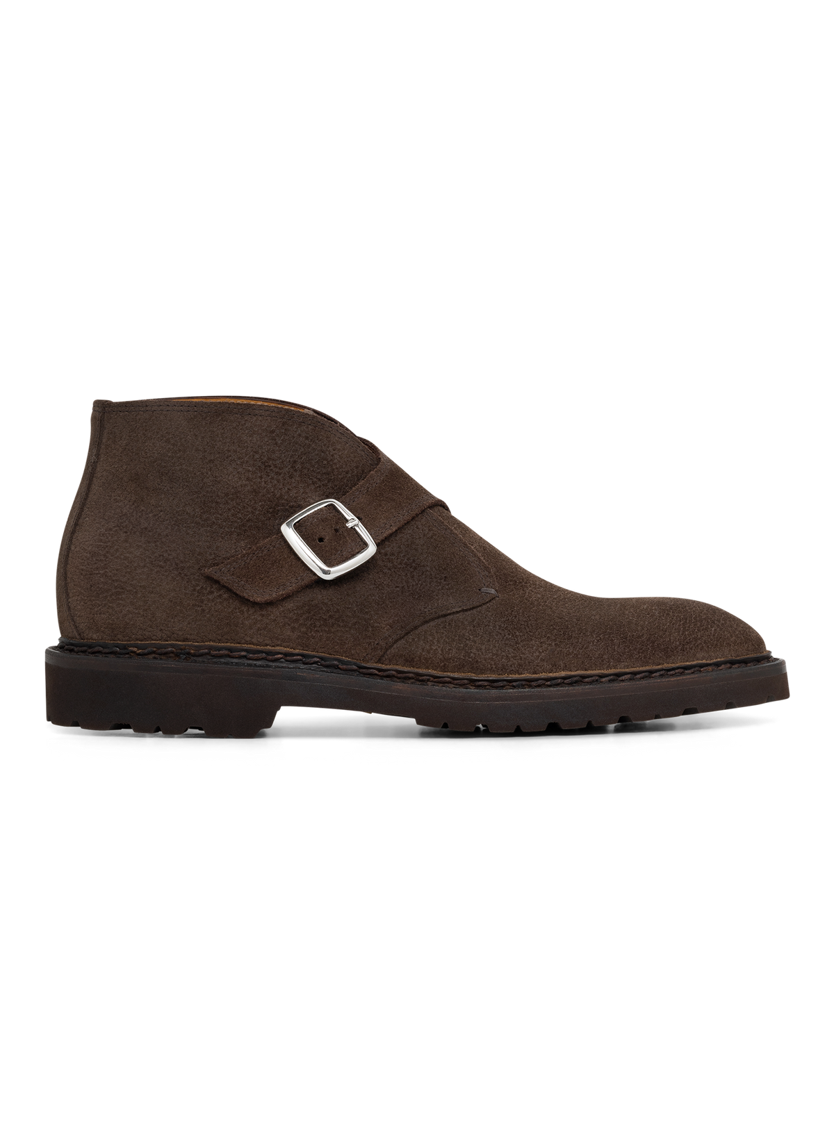 Gespschoenen in suède | D.Bruin