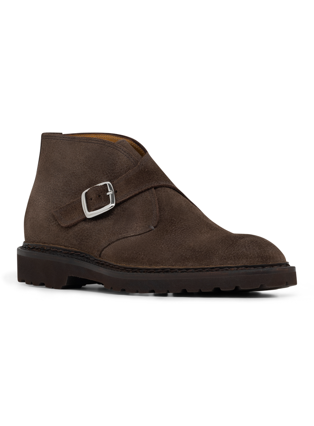 Gespschoenen in suède | D.Bruin