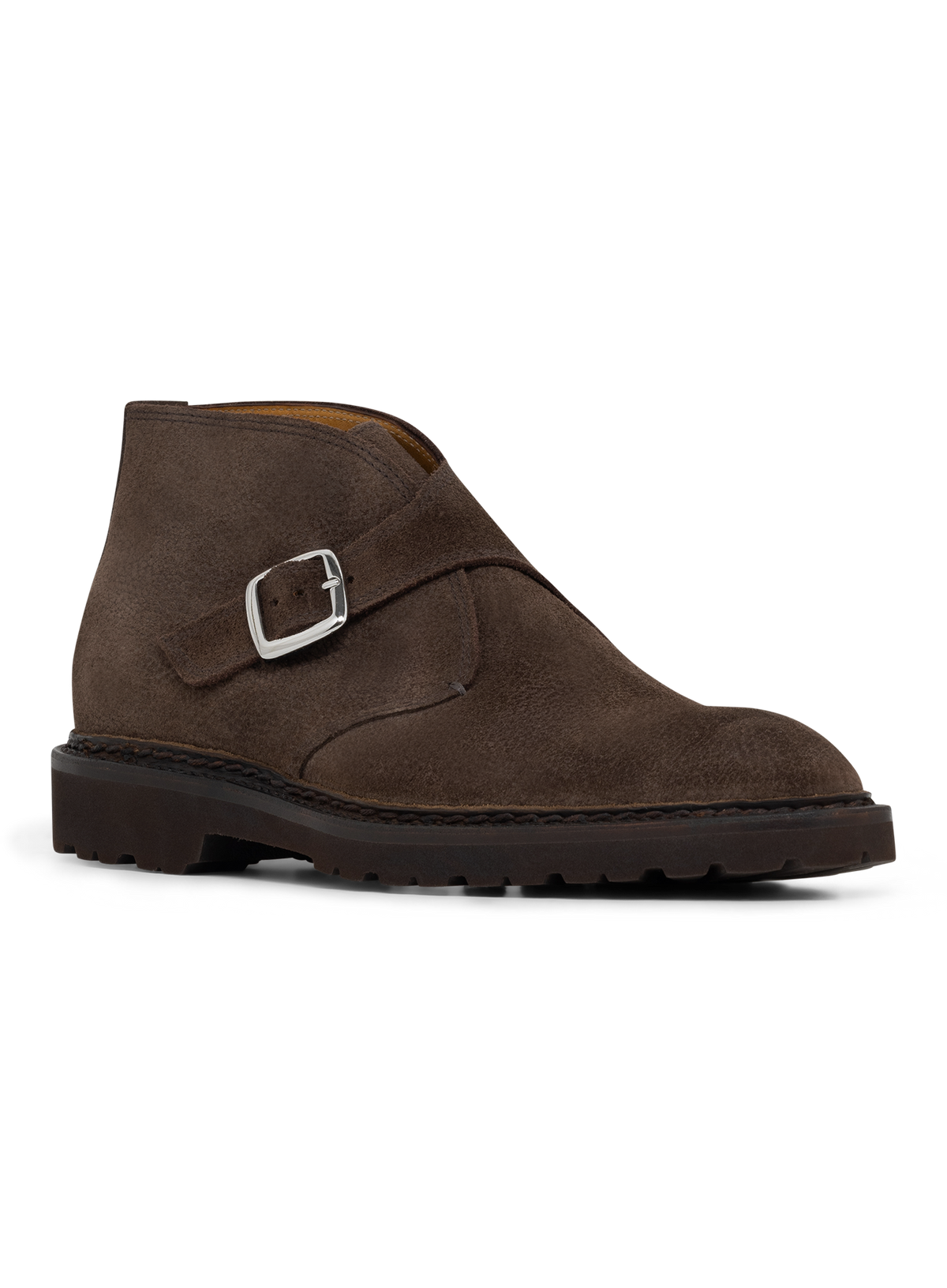 Gespschoenen in suède | D.Bruin