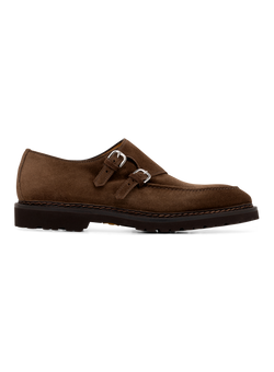 Scarpe con doppia fibbia (monk) uomo Diamante in camoscio | MIDDEN BRUIN