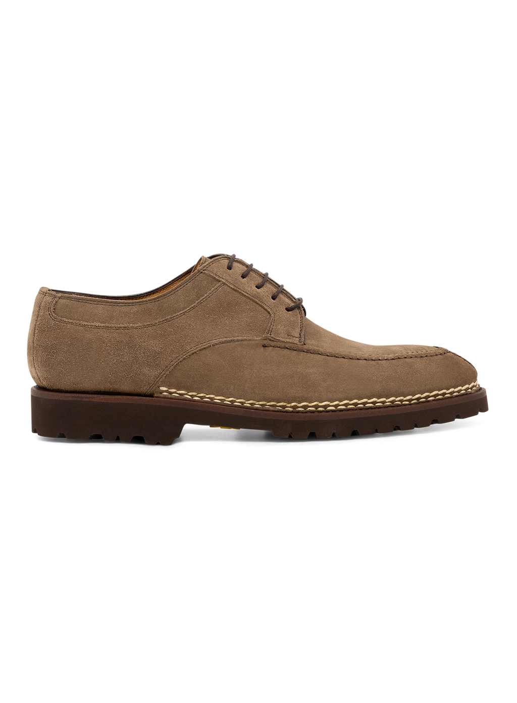 Quasimodo derby schoenen van suède | TAUPE