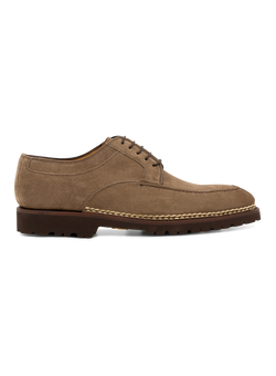 Quasimodo derby schoenen van suède | TAUPE