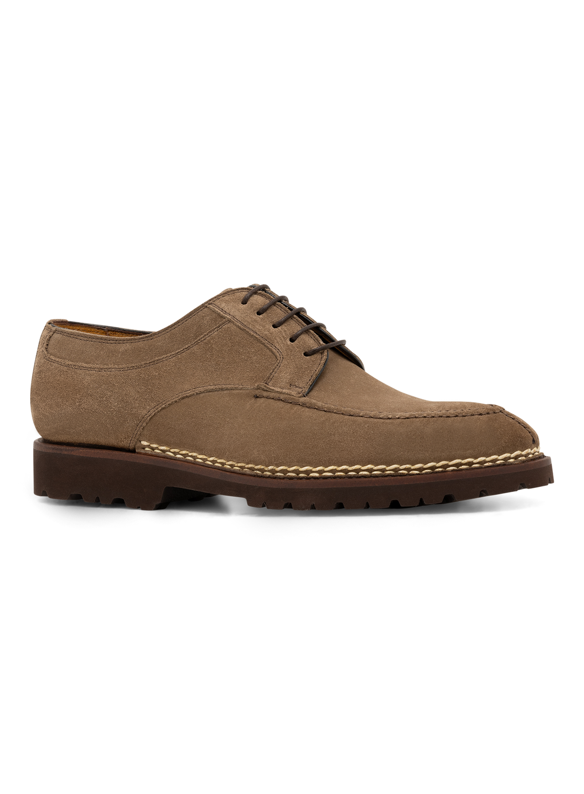 Quasimodo derby schoenen van suède | TAUPE