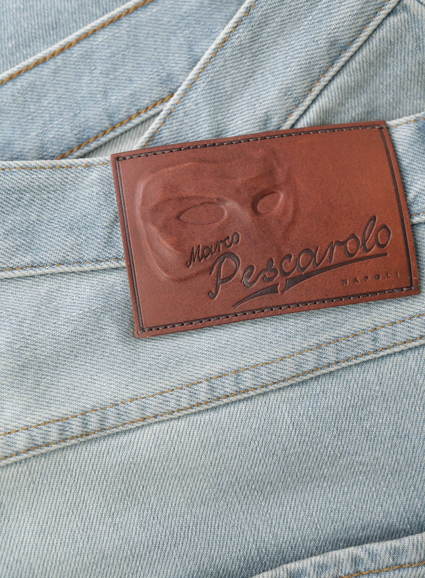 5-pocket jeans van katoen | L.Blauw