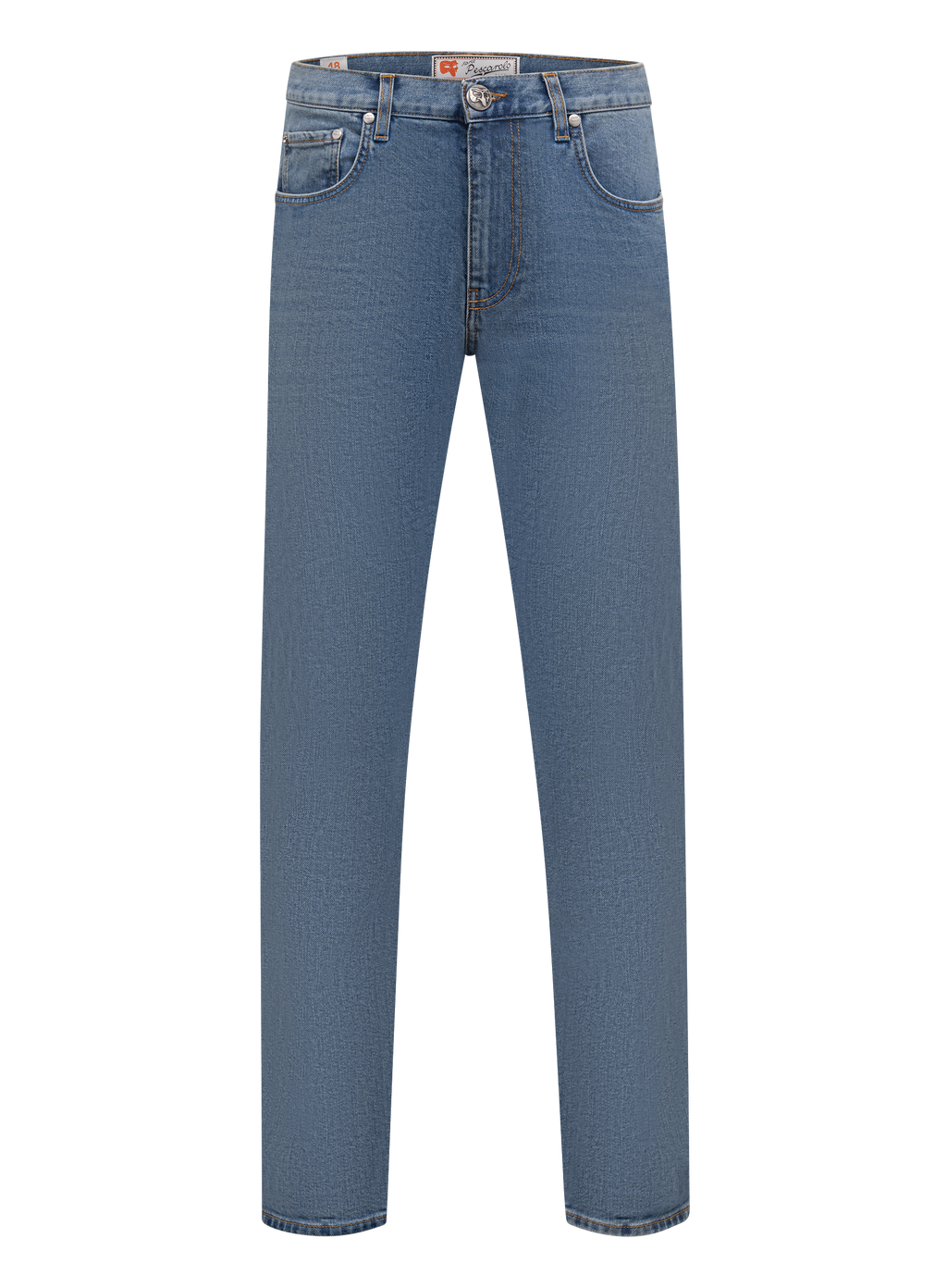 5-pocket jeans van katoen | Blauw
