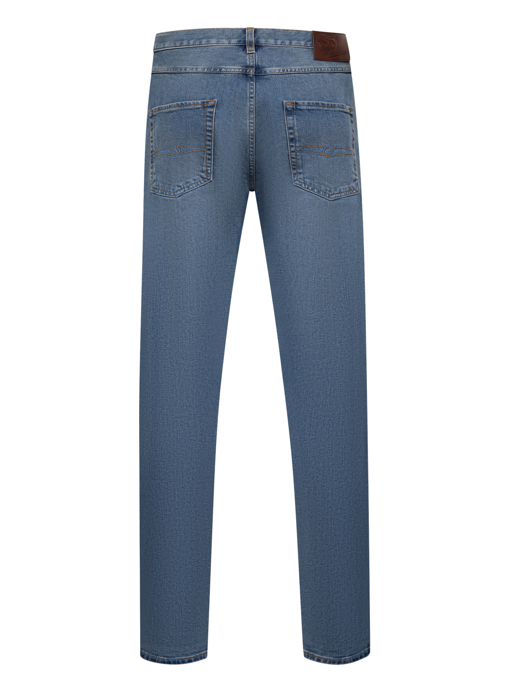 5-pocket jeans van katoen | Blauw