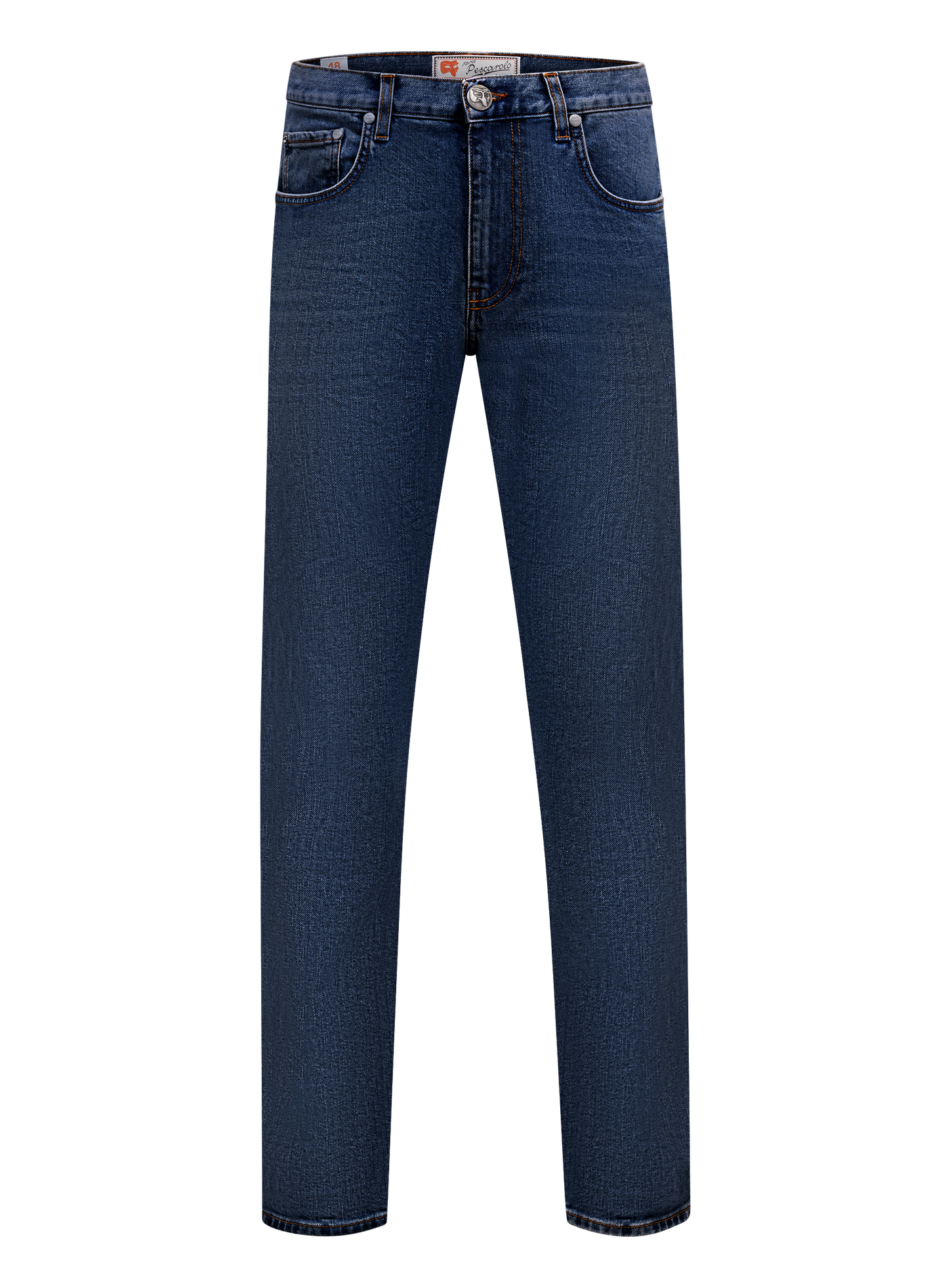 5-pocket jeans van katoen | BLUE NAVY