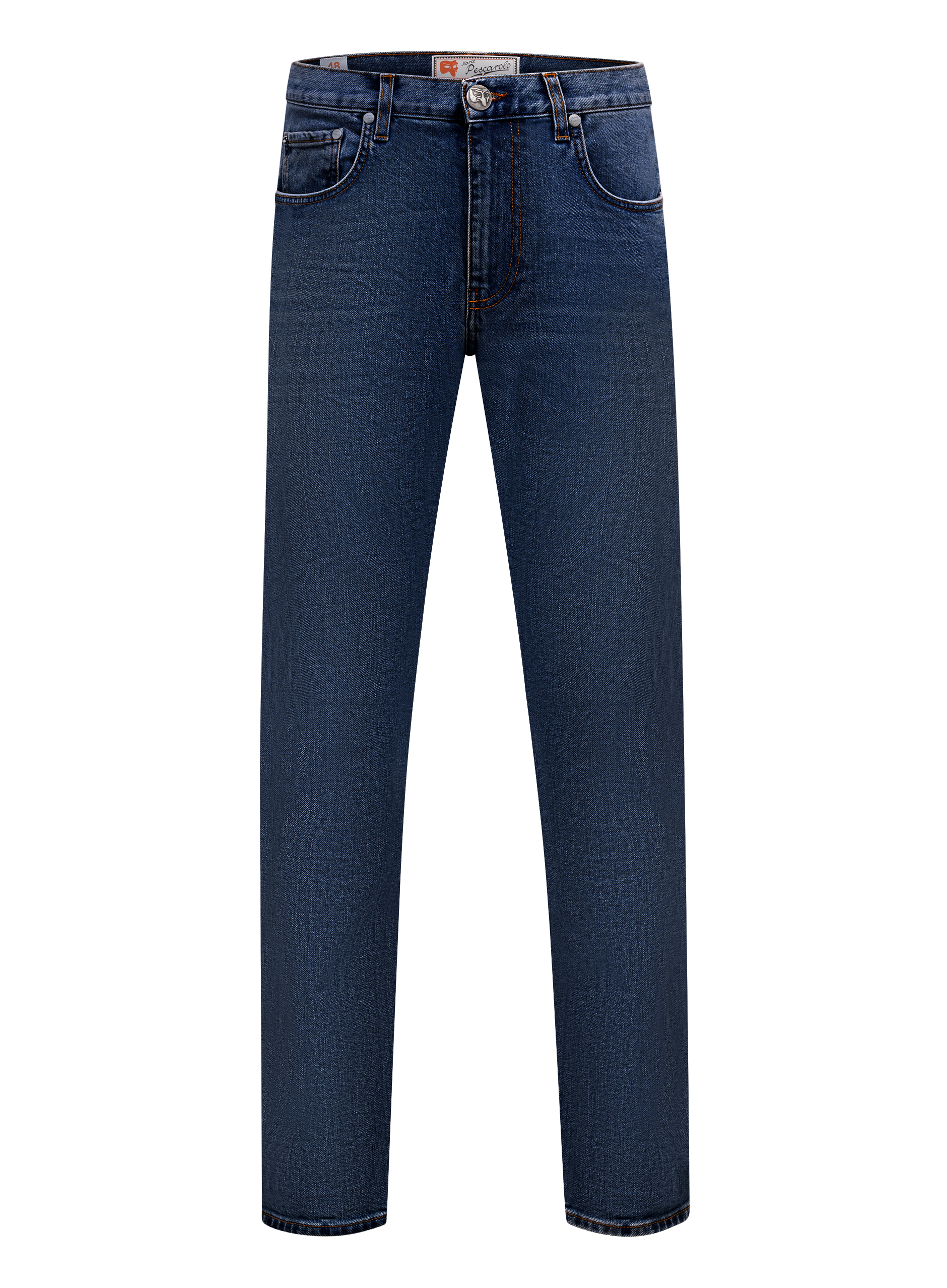 5-pocket jeans van katoen | BLUE NAVY