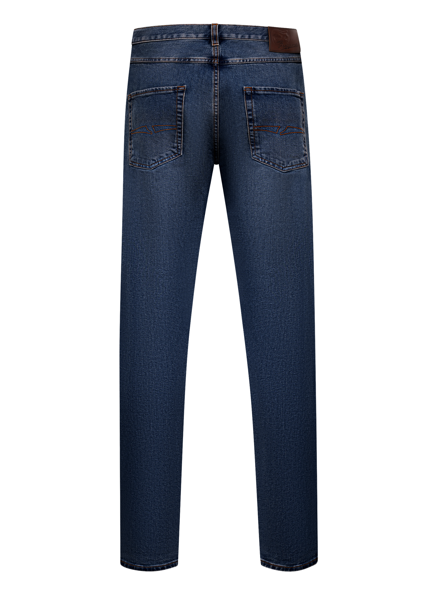 5-pocket jeans van katoen | BLUE NAVY