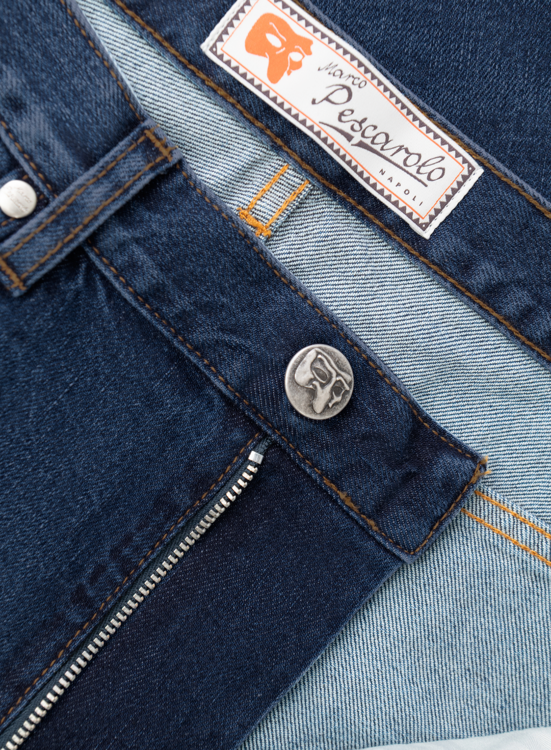 5-pocket jeans van katoen | BLUE NAVY