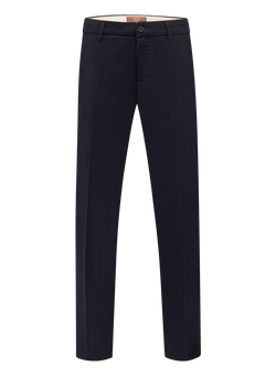 Broek in wol stretch | BLUE NAVY