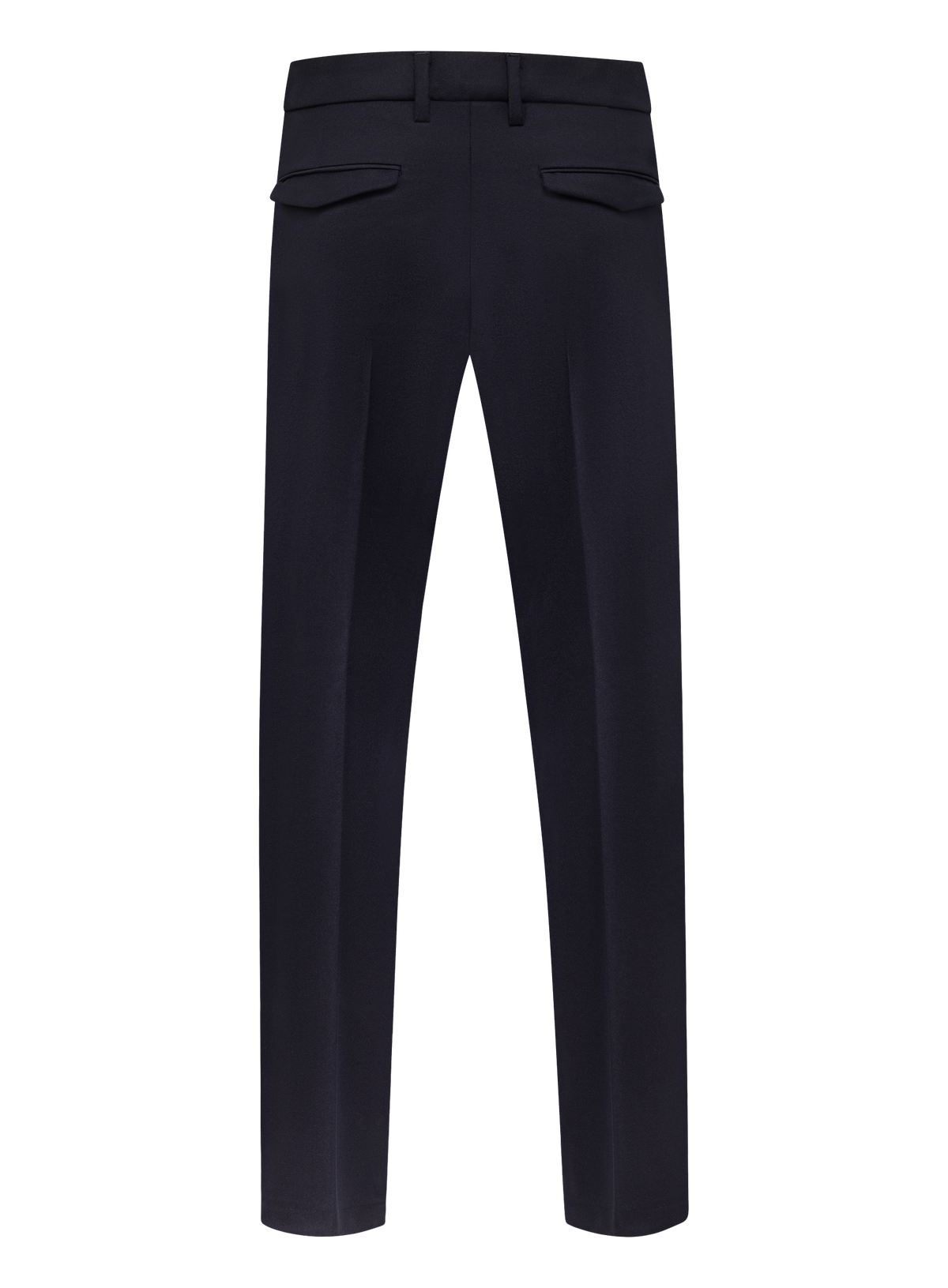 Broek in wol stretch | BLUE NAVY