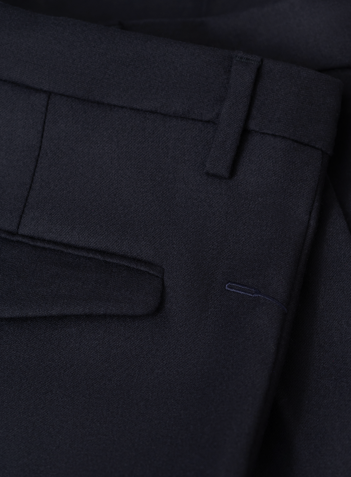 Broek in wol stretch | FULL_WIDTH | BLUE NAVY