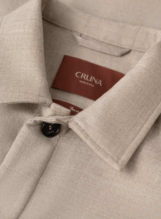 Overshirt in wol