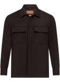 Overshirt in wol | D.Bruin