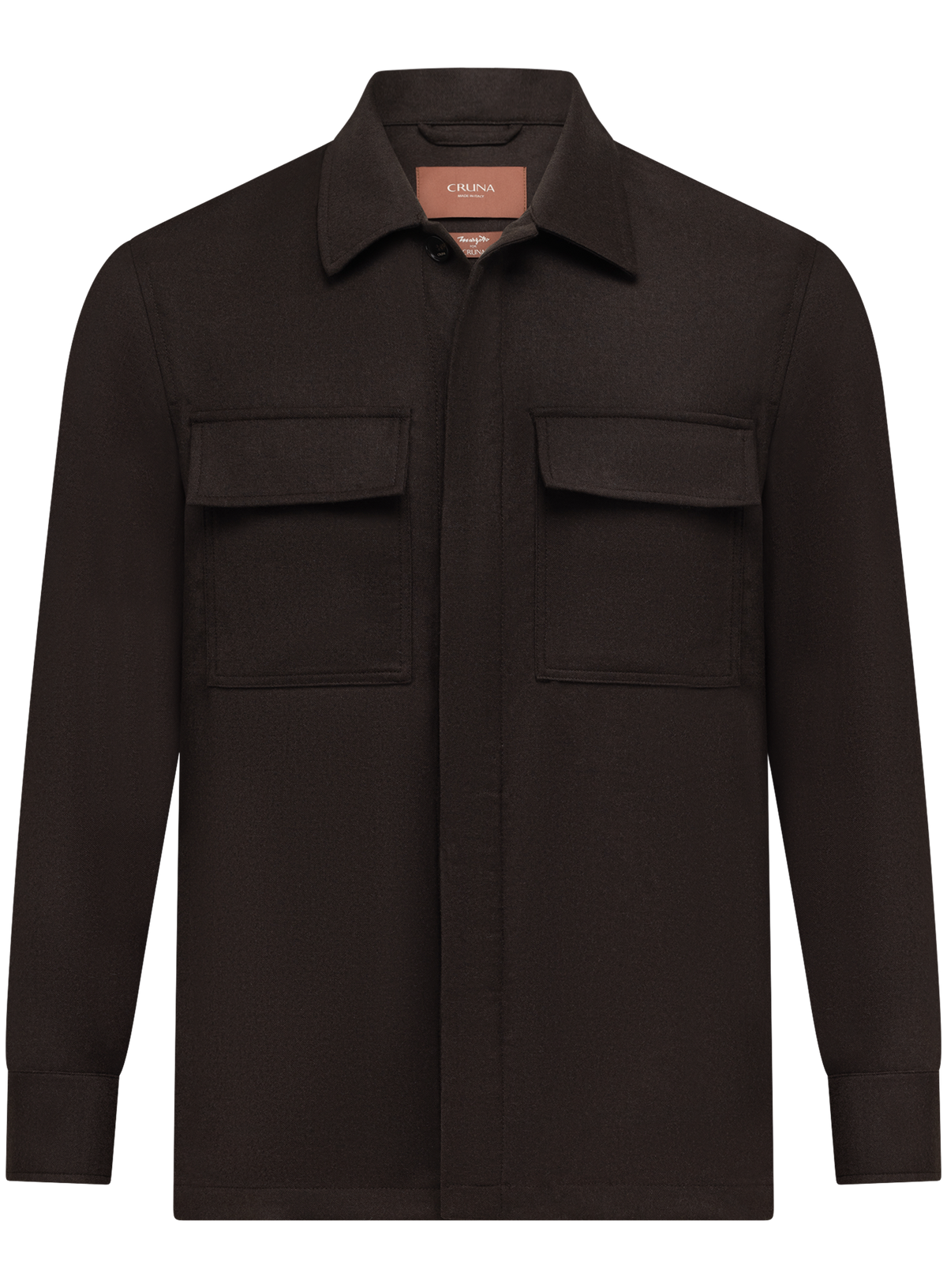 Overshirt in wol | D.Bruin