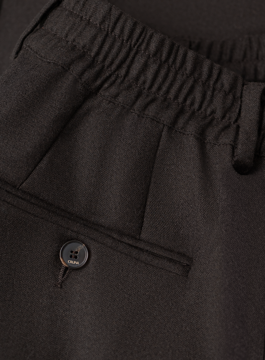 Pantalon de jogging en laine stretch