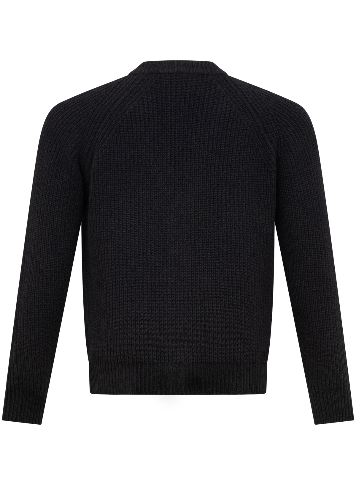 Knoopvest in wol | Zwart