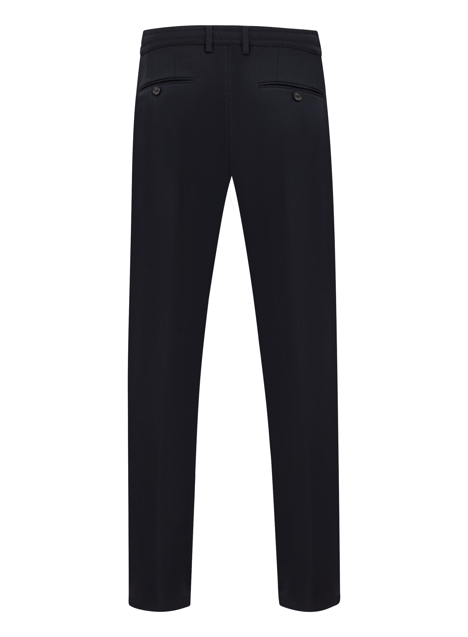 Jog pantalon van technische wol | BLUE NAVY