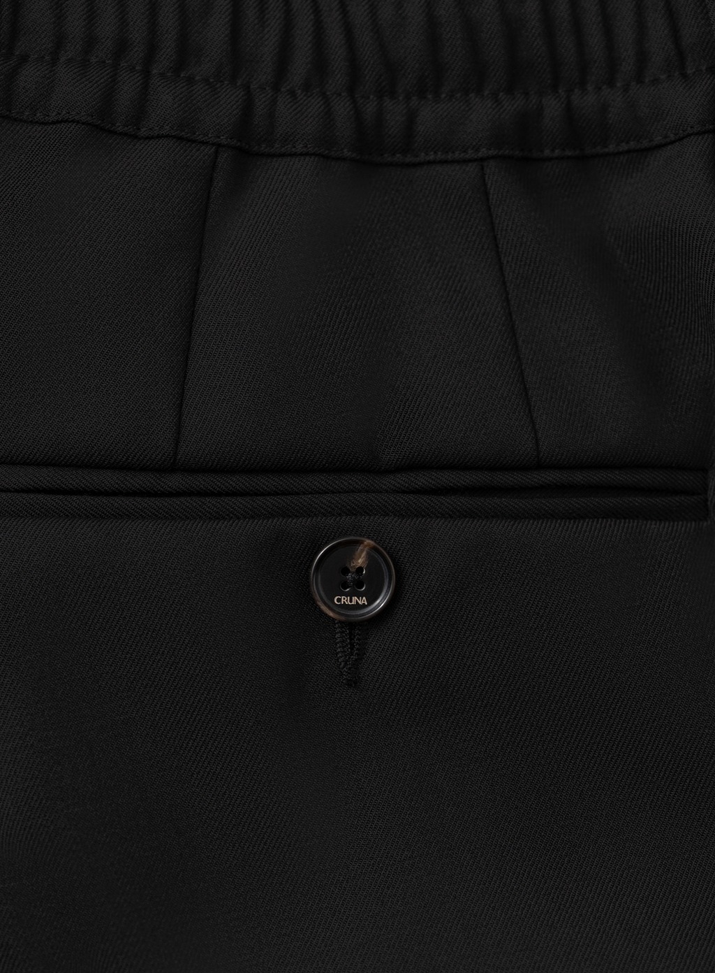 Jog pantalon van technische wol | FULL_WIDTH | Zwart