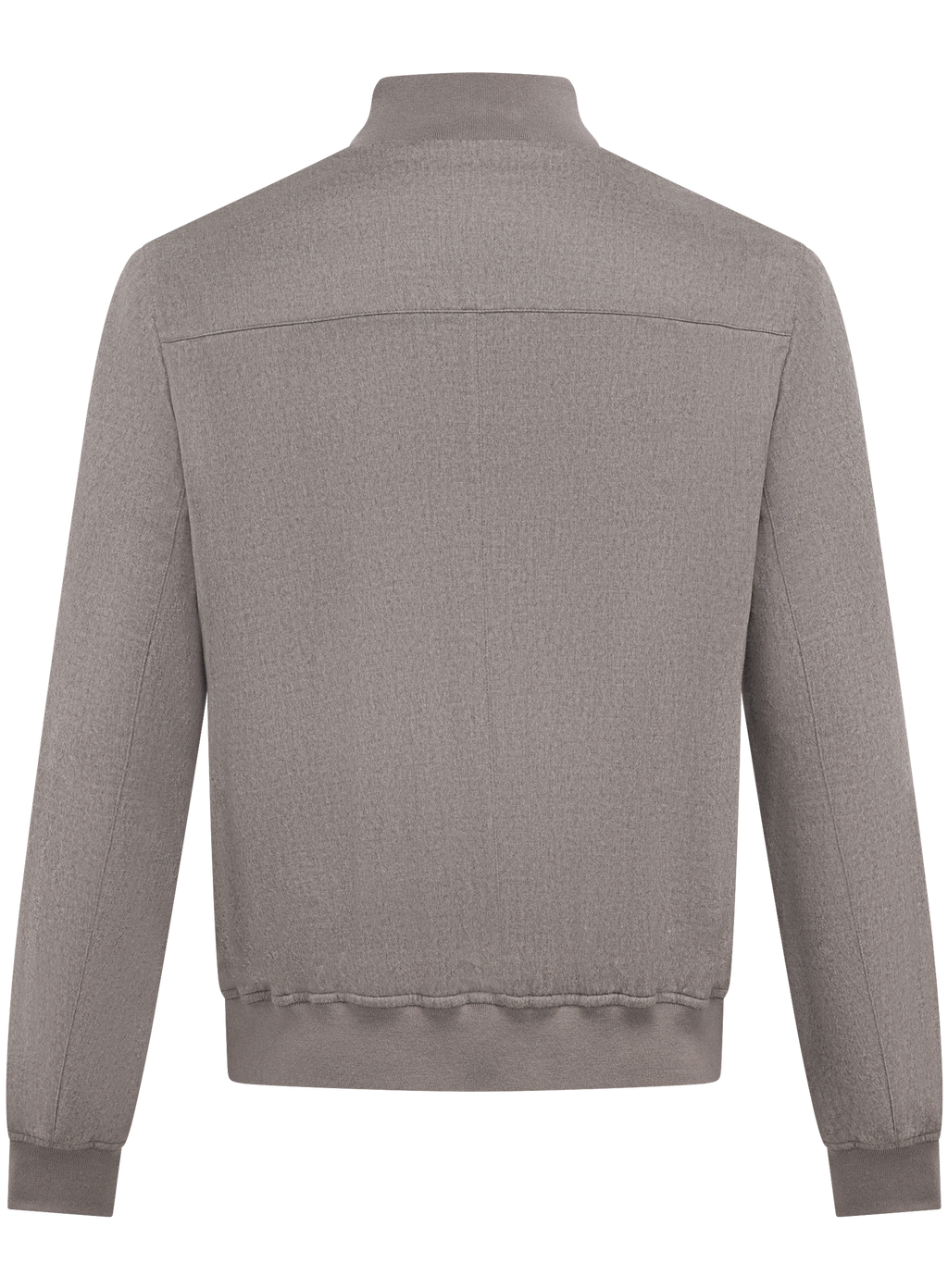 Bomberjack van lichte cashmere flanel | TAUPE