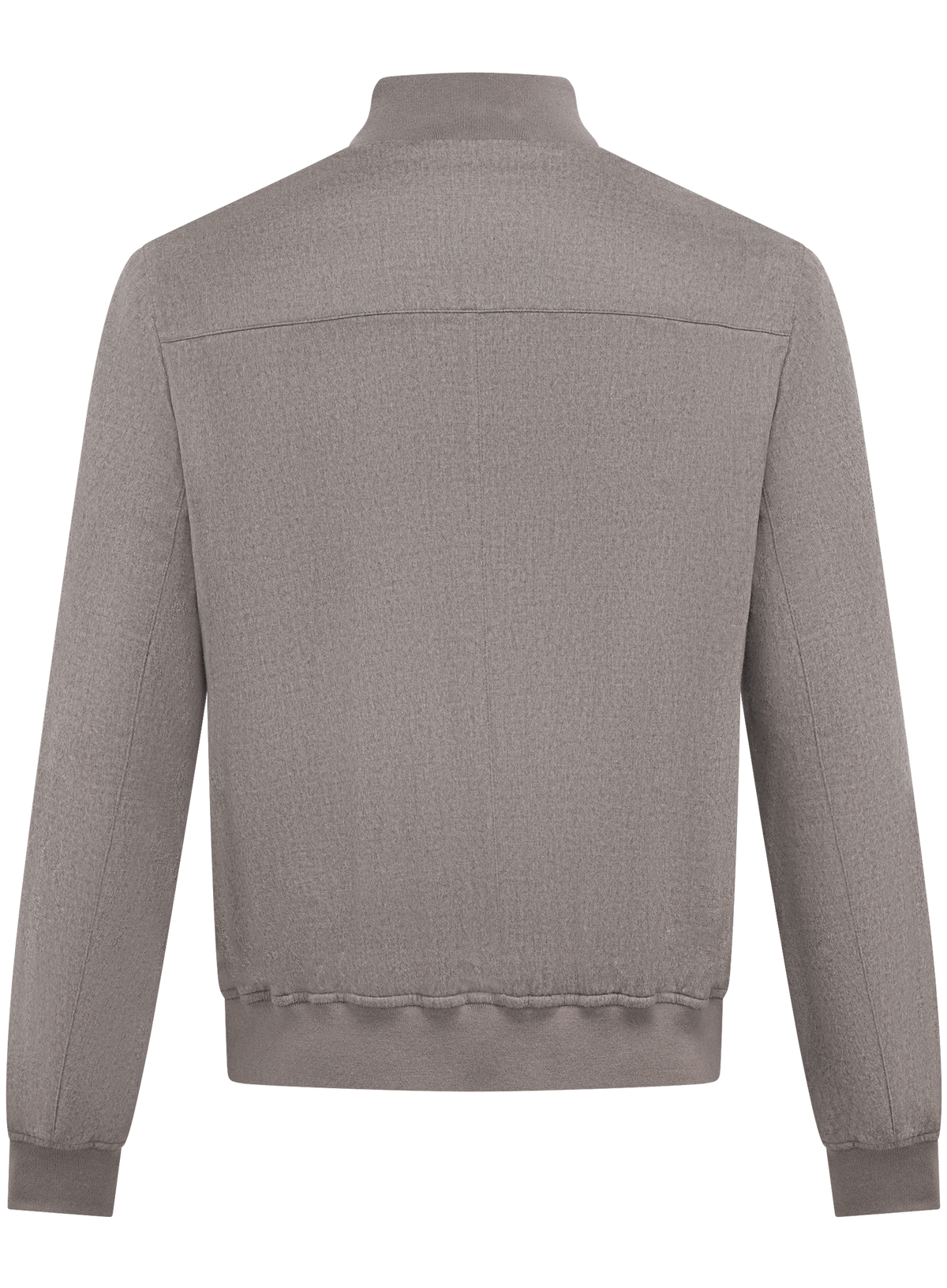 Bomberjack van lichte cashmere flanel | TAUPE