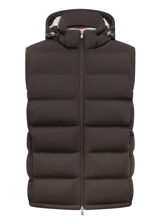 Technical fabric gilet
