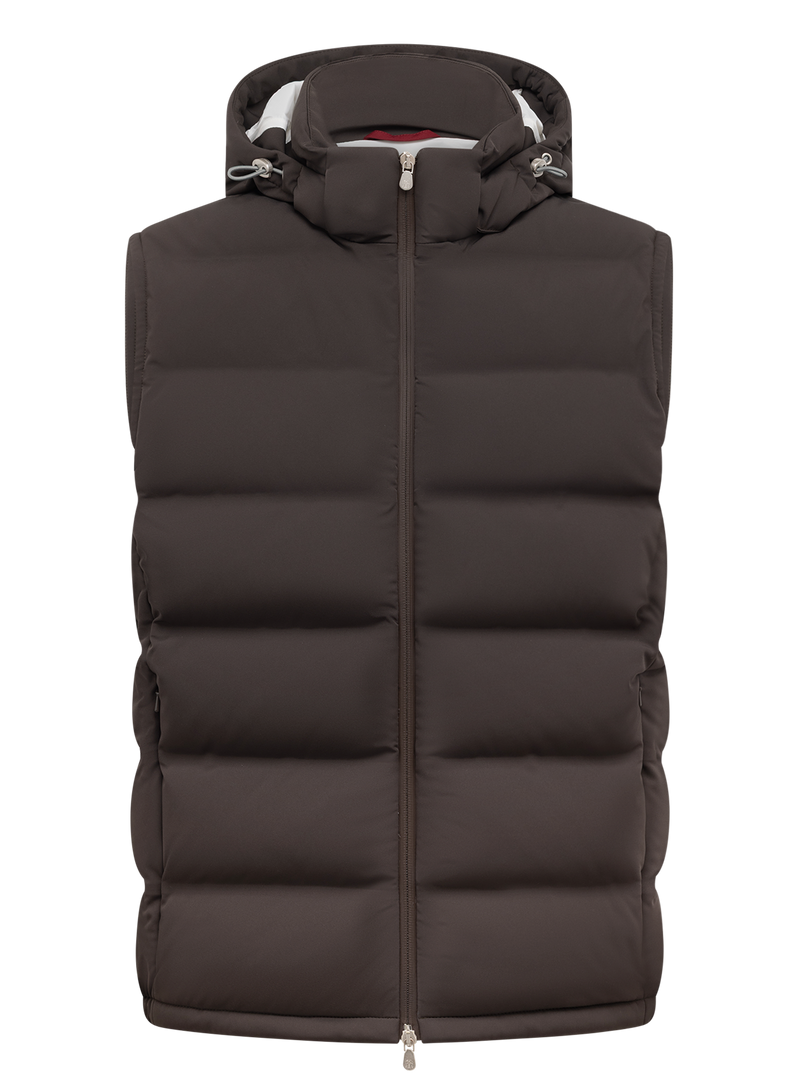 Bodywarmer in technische stof | D.Bruin