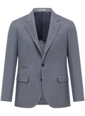 Colbert in cashmere zijde | L.Blauw